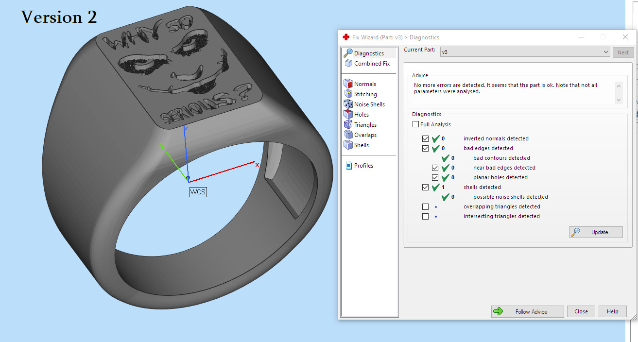 Joker ring  3D print model_9