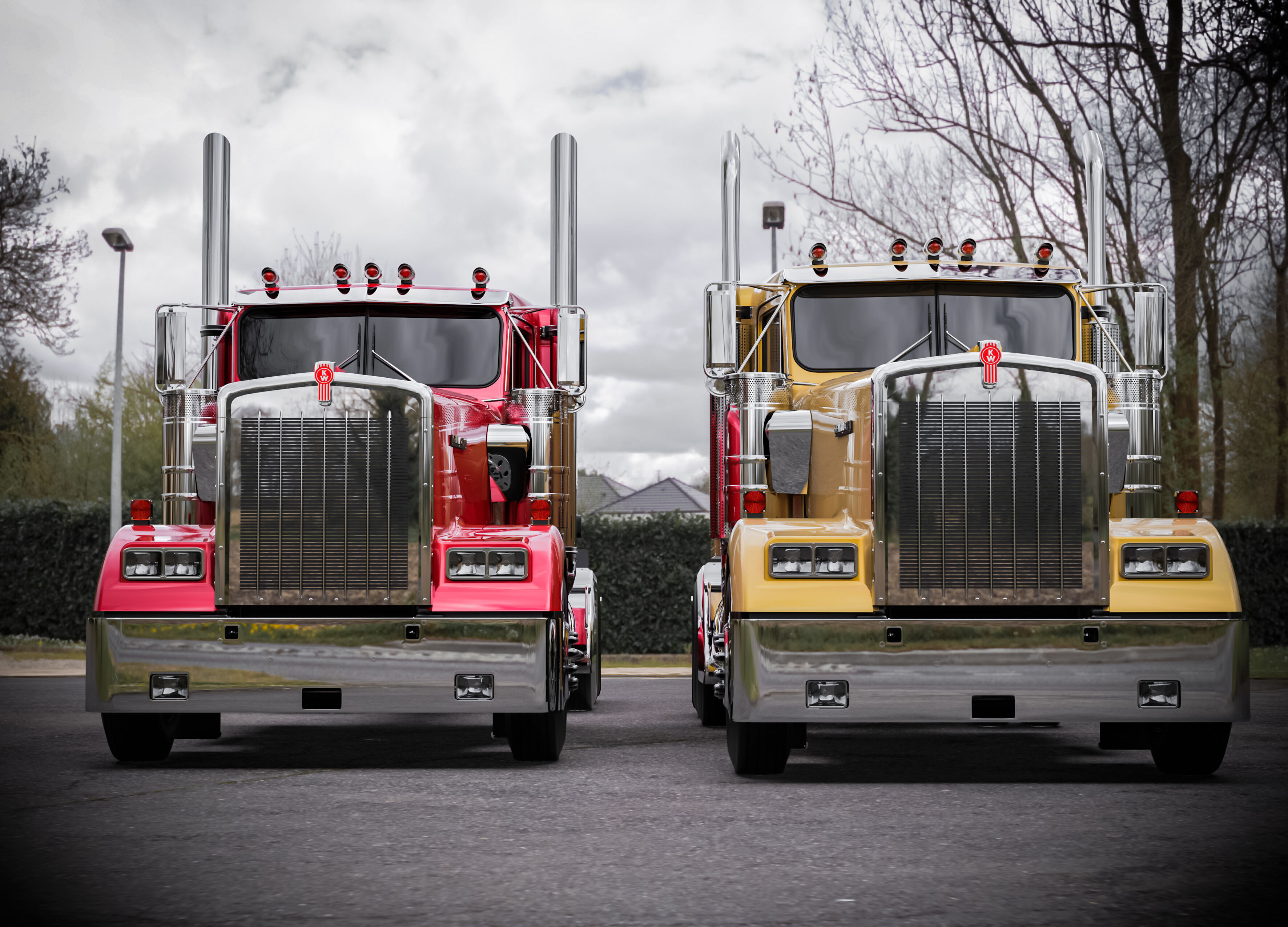 Kenworth W900 1974 3D model_2