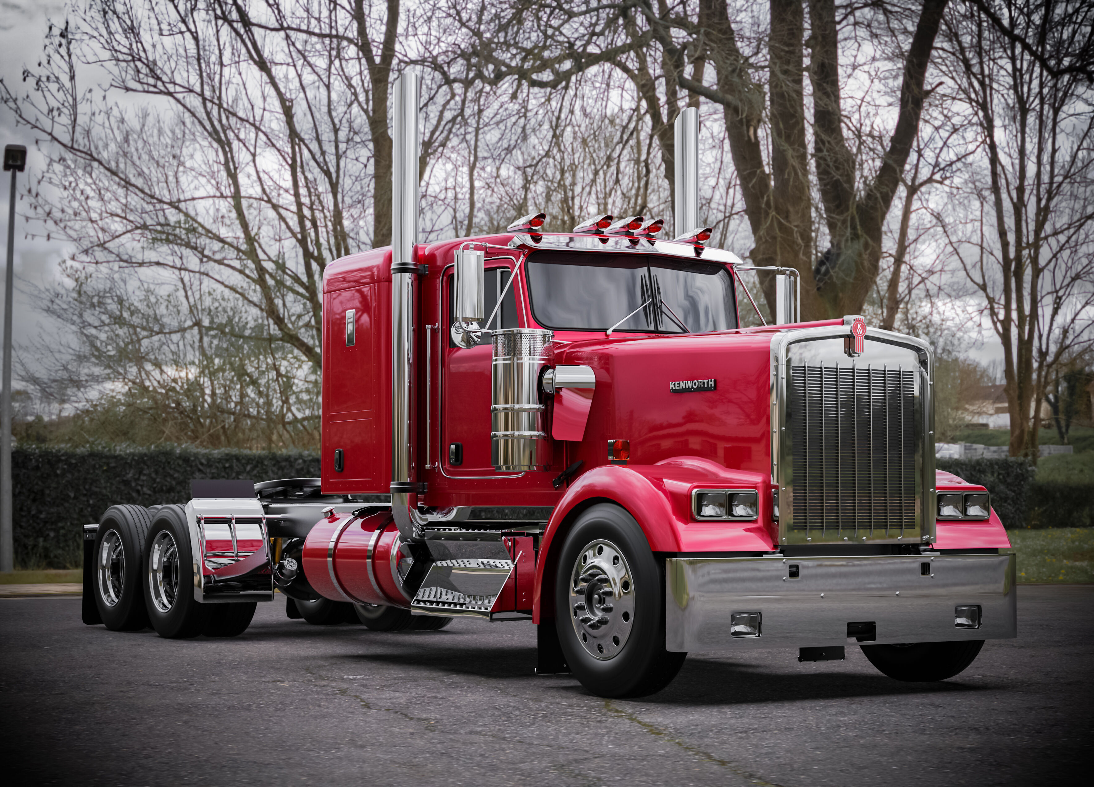 Kenworth W900 1974 3D model_5