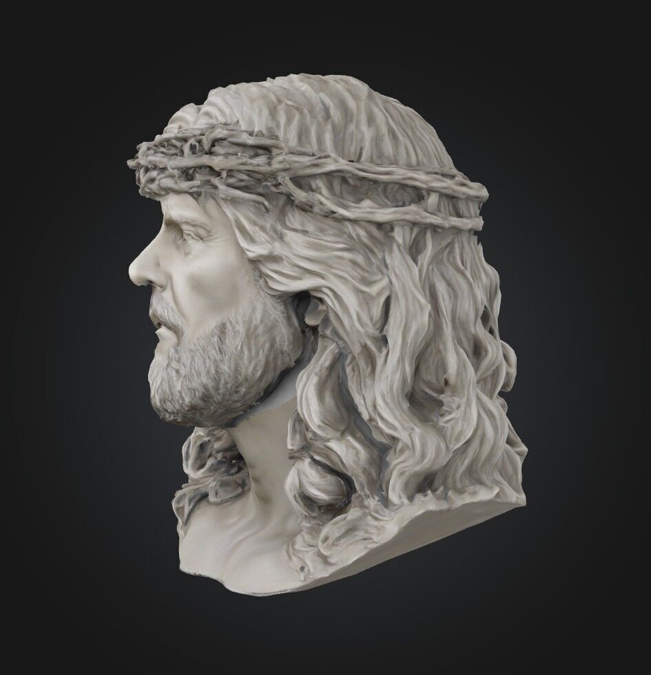 Jesus Head Bust 3D Print Model 3D print model_1