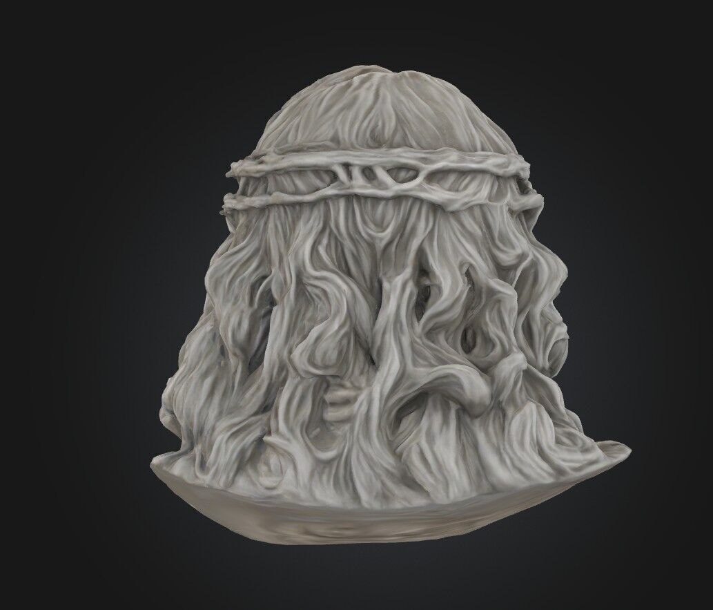 Jesus Head Bust 3D Print Model 3D print model_2