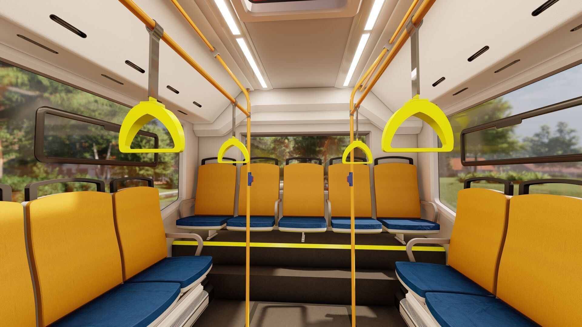 NIIGATA CITY BUS 3D model_17