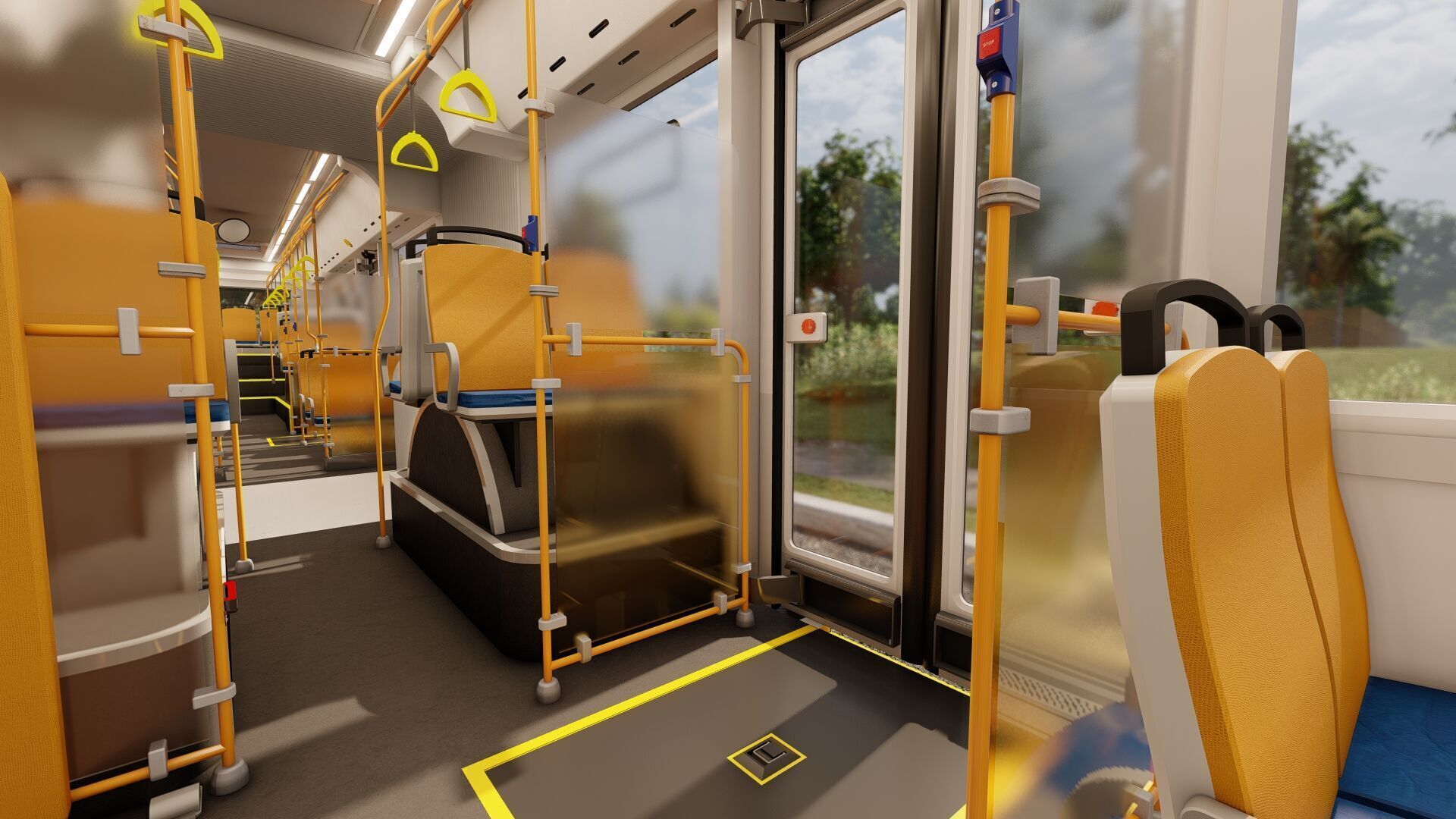 NIIGATA CITY BUS 3D model_14