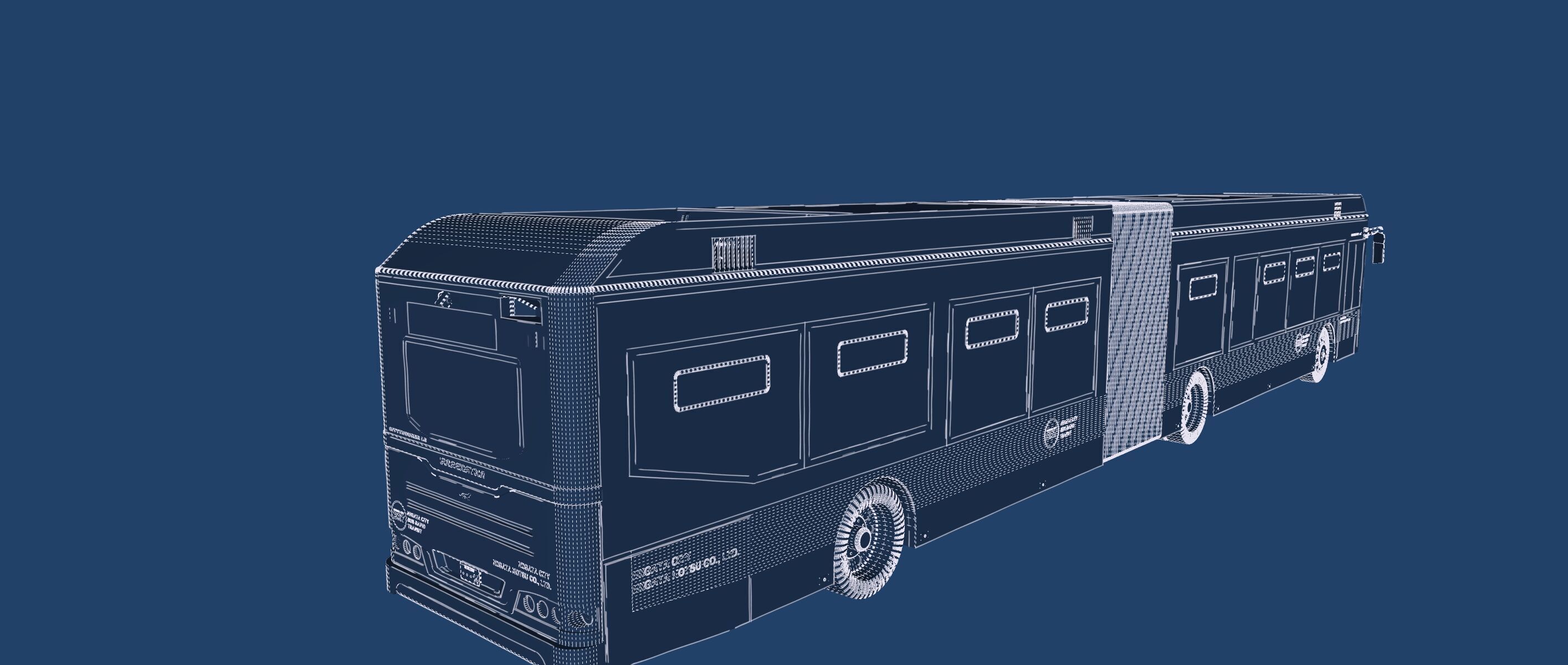 NIIGATA CITY BUS 3D model_35