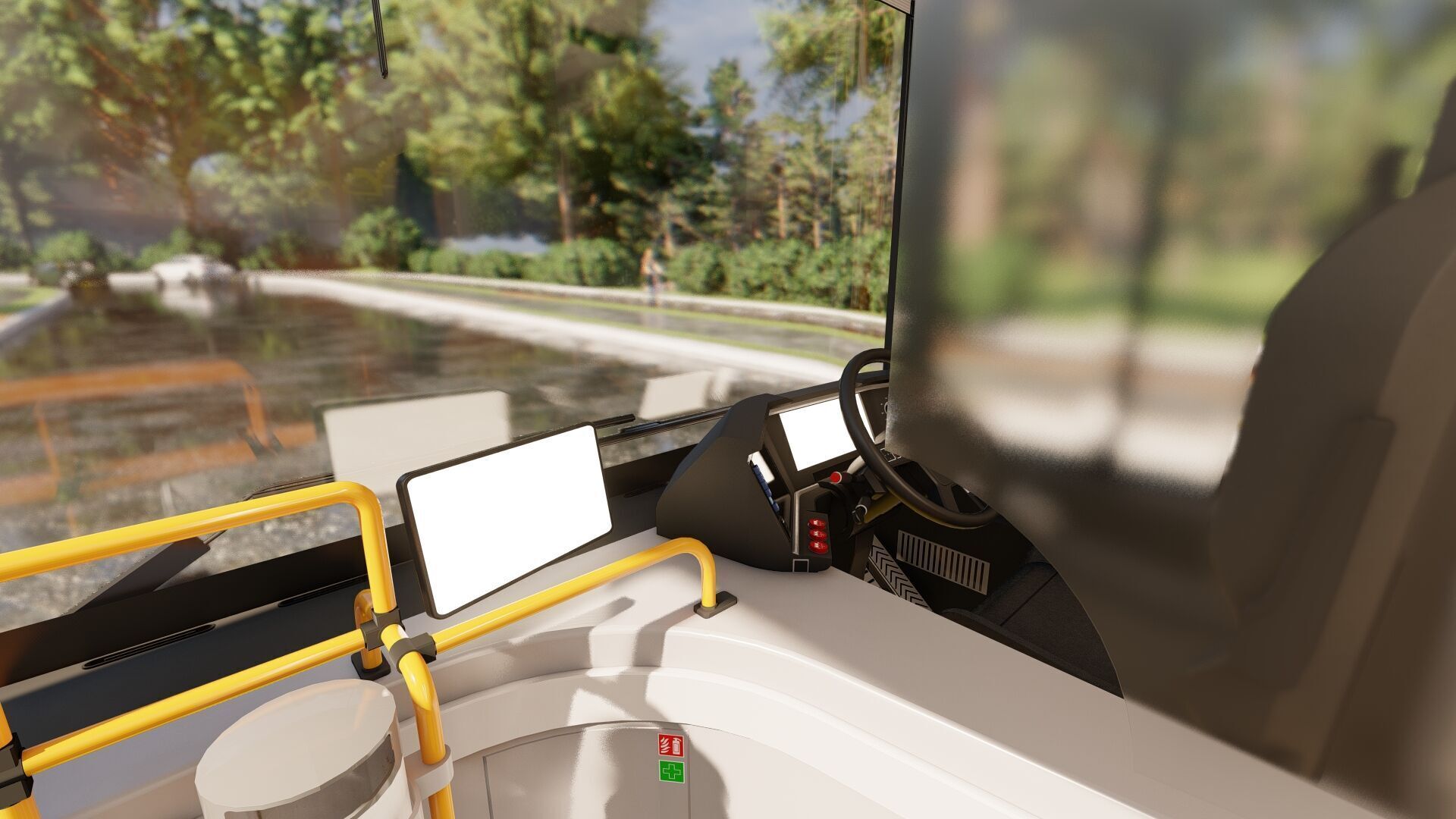 NIIGATA CITY BUS 3D model_9