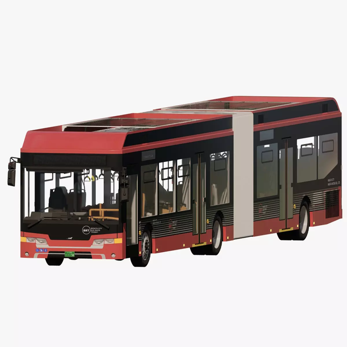NIIGATA CITY BUS 3D model_0