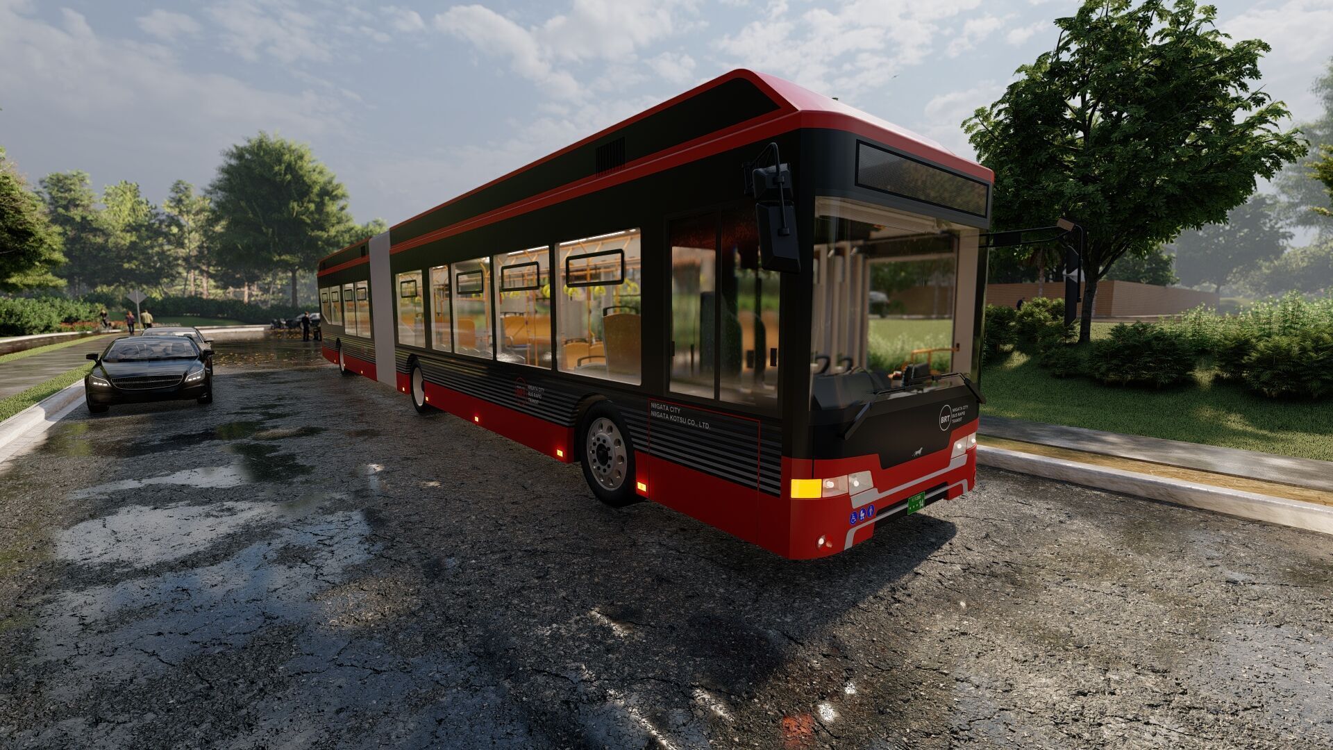 NIIGATA CITY BUS 3D model_2