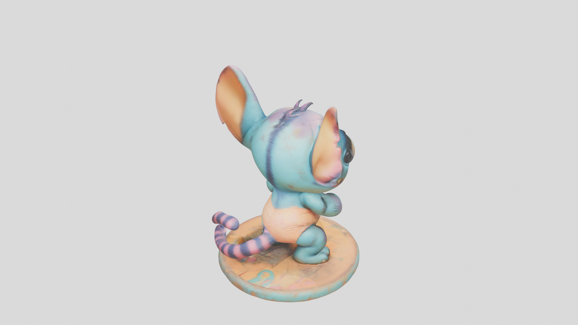 Cute Lowpoly Chibi Creature Low-poly 3D model_30