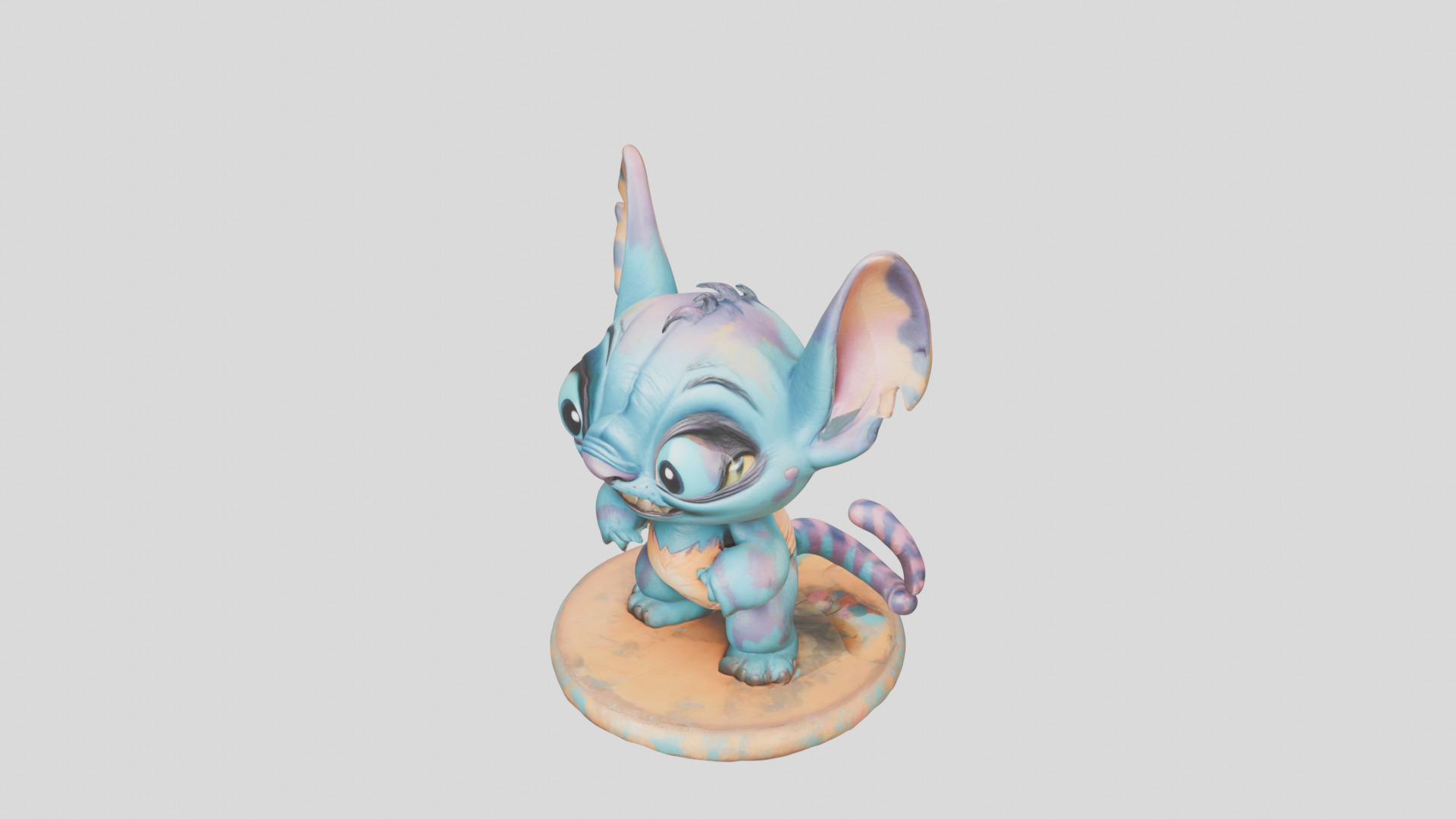 Cute Lowpoly Chibi Creature Low-poly 3D model_23