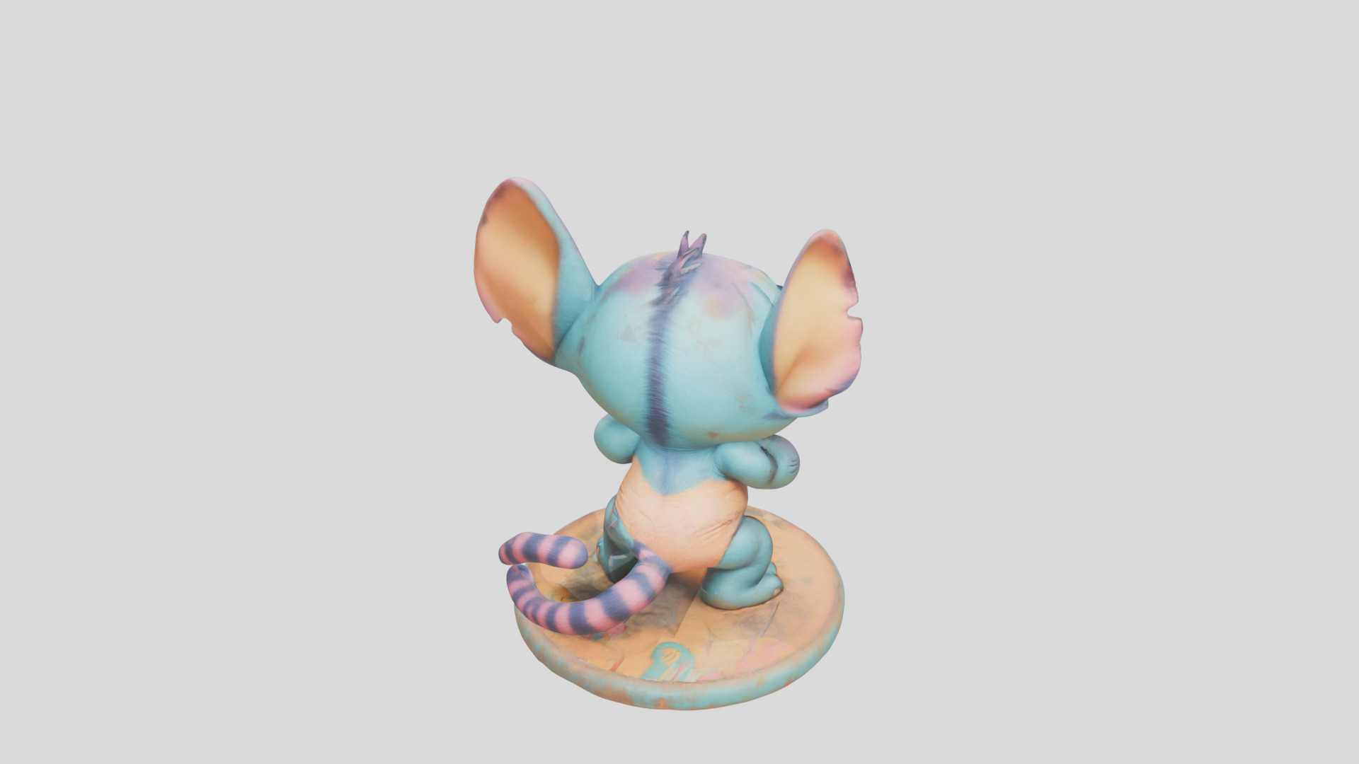 Cute Lowpoly Chibi Creature Low-poly 3D model_31