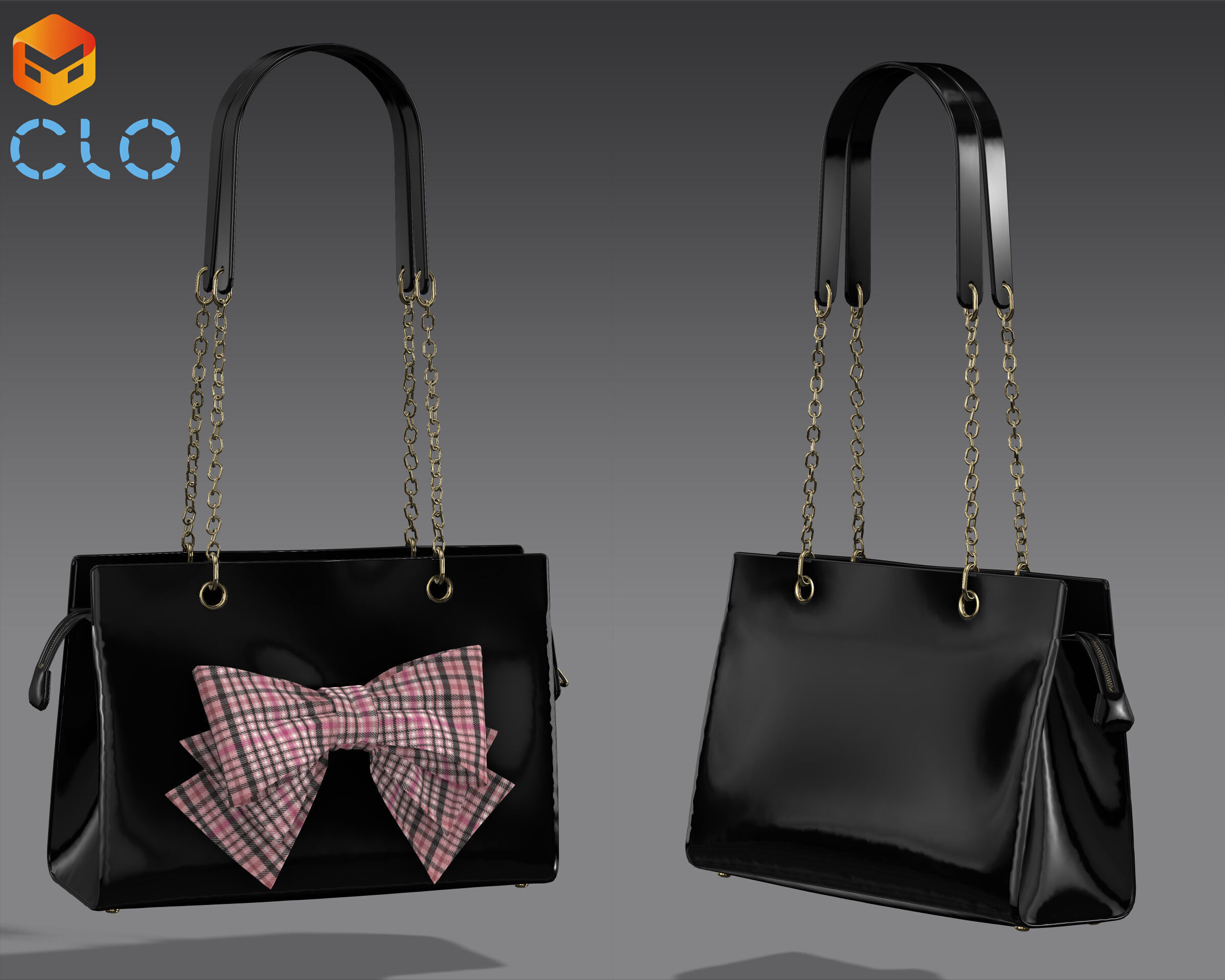 School uniform 8 - Marvelous Designer project and OBJ 3D model_13