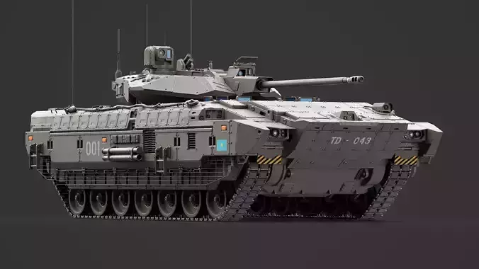 Infantry Fighting Vehicle Concept 3D model