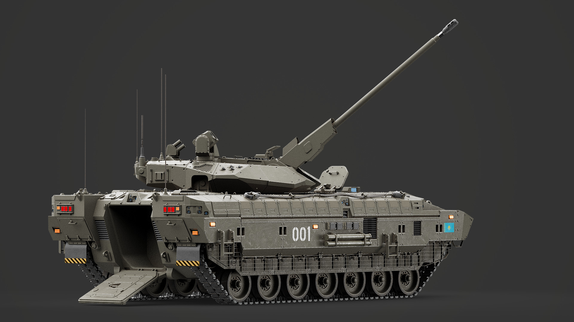 Infantry Fighting Vehicle Concept 3D model_6