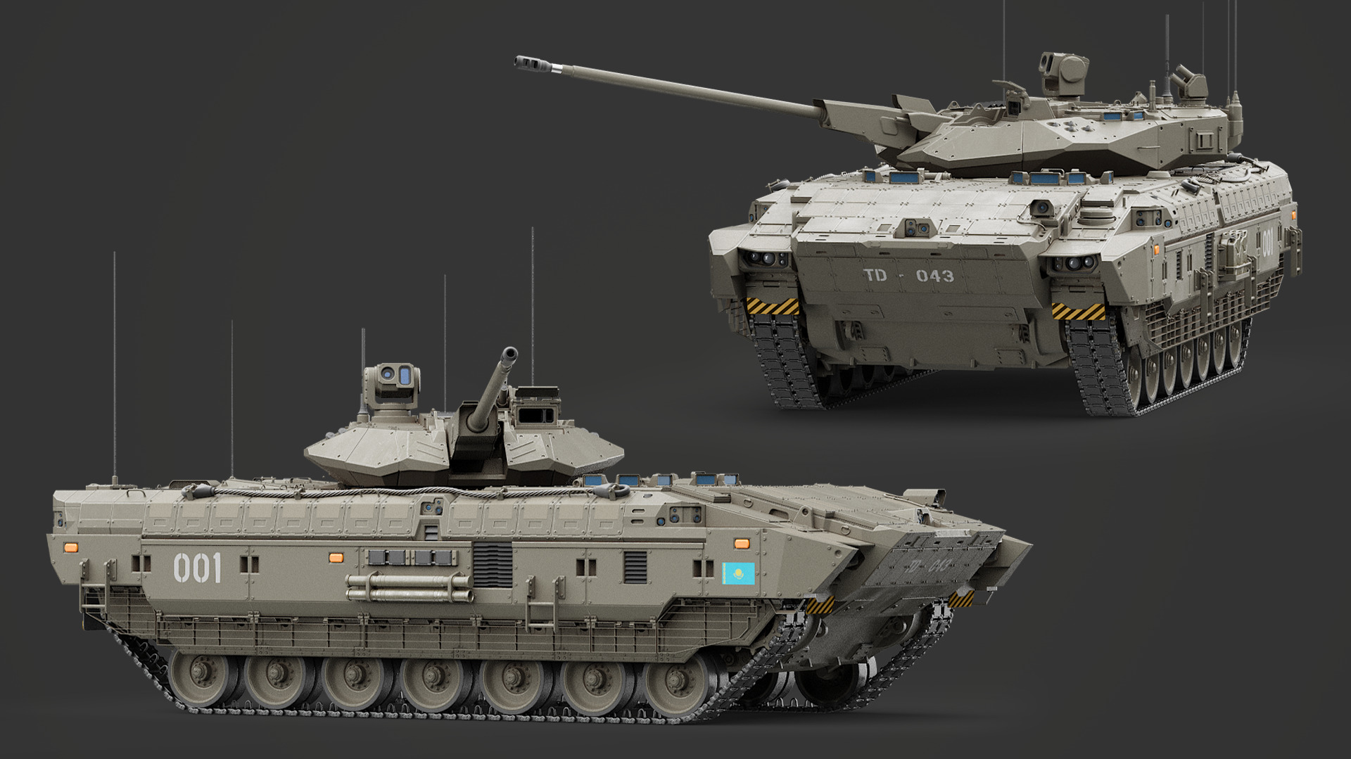 Infantry Fighting Vehicle Concept 3D model_2