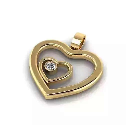 Heart pendant N012827