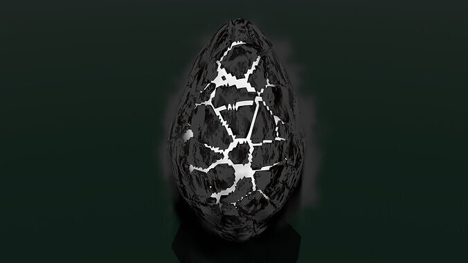 egg crystall egozy 3D model