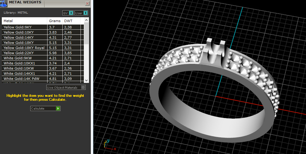 Ring N012819 3D print model_8