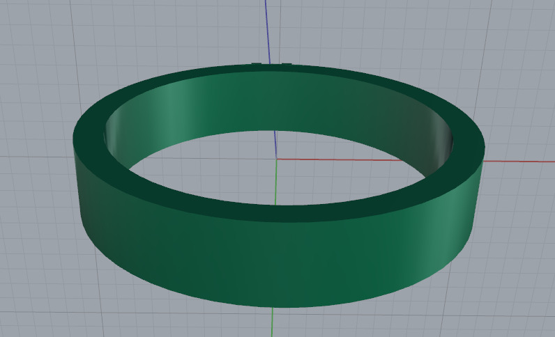 Ring N012819 3D print model_5