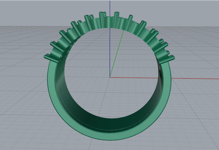 Ring N012817 3D print model_6