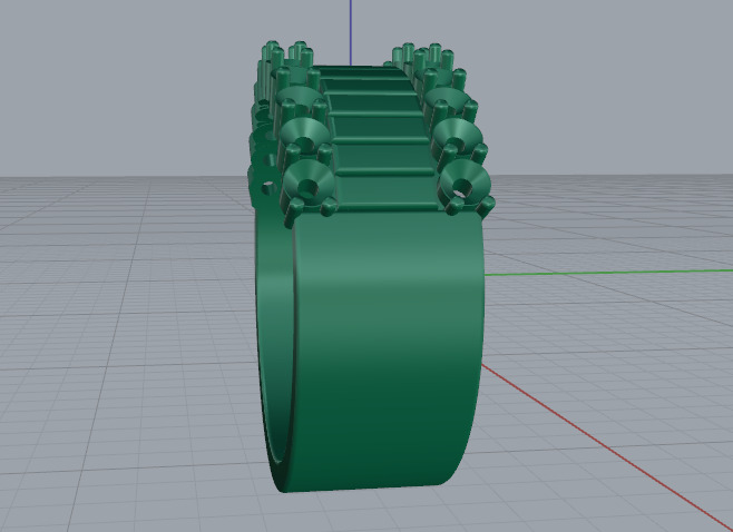 Ring N012817 3D print model_7