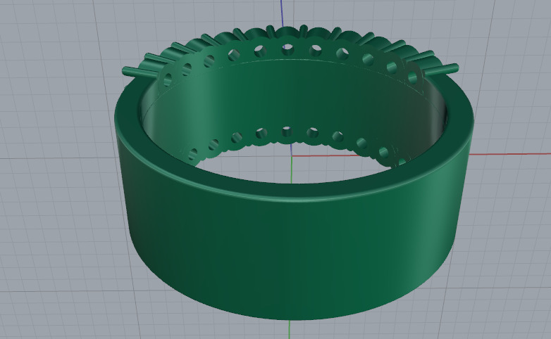 Ring N012817 3D print model_8