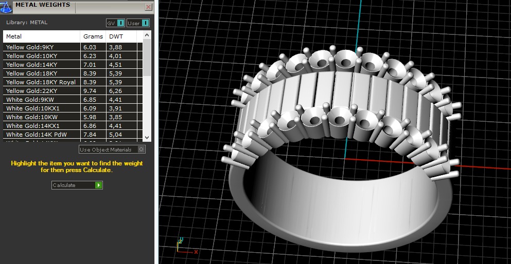 Ring N012817 3D print model_9
