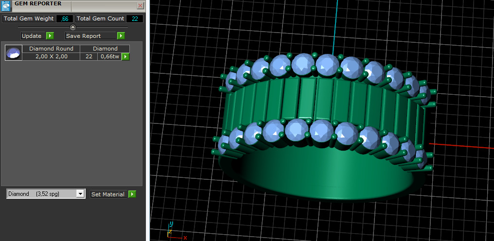 Ring N012817 3D print model_10