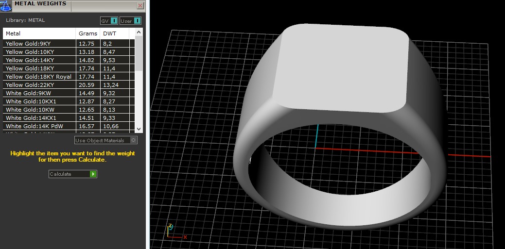 Ring N012813 3D print model_8