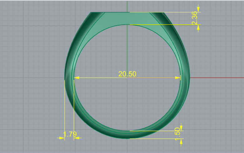 Ring N012813 3D print model_5