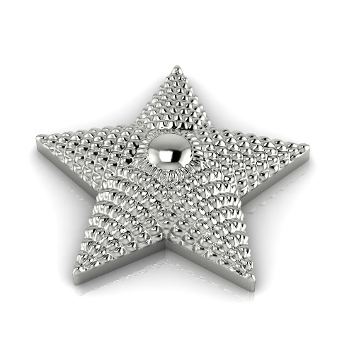 Star Shoulder straps N012803 3D print model_1