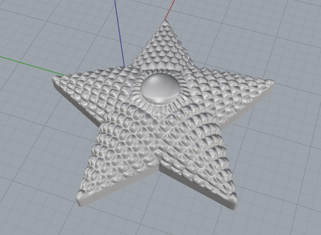 Star Shoulder straps N012803 3D print model_5