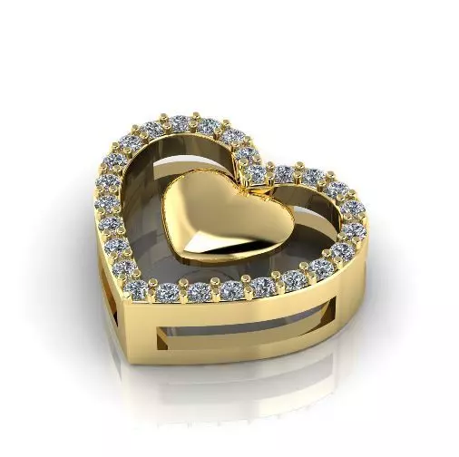 Heart N012802 3D print model_0