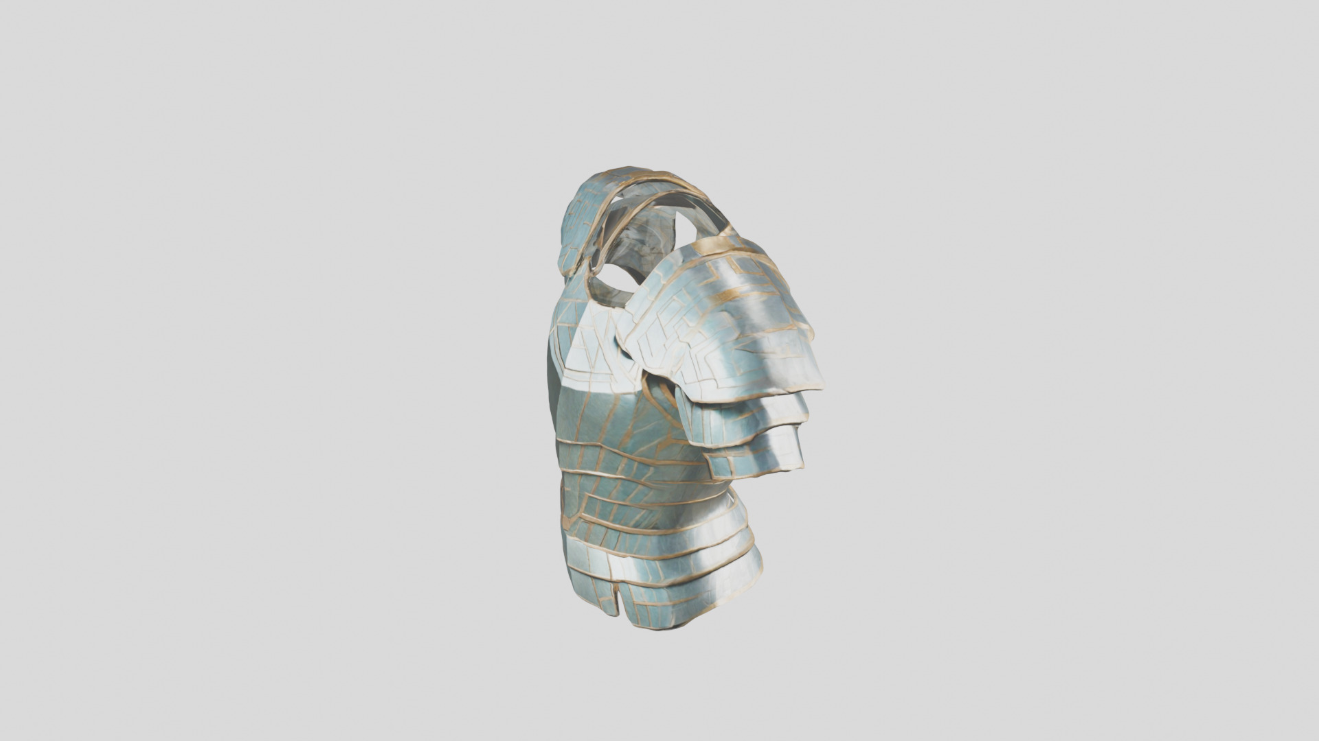 Knight Armor Medieval Low-poly 3D model_5