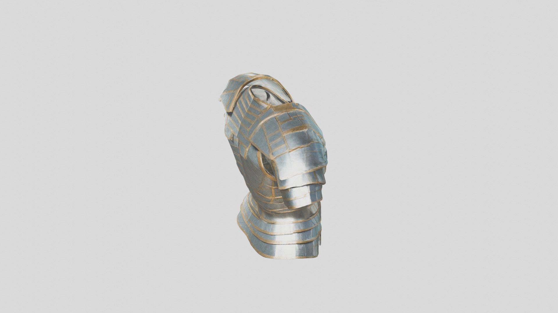 Knight Armor Medieval Low-poly 3D model_12