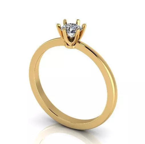 Soliter ring N012793 3D print model_0