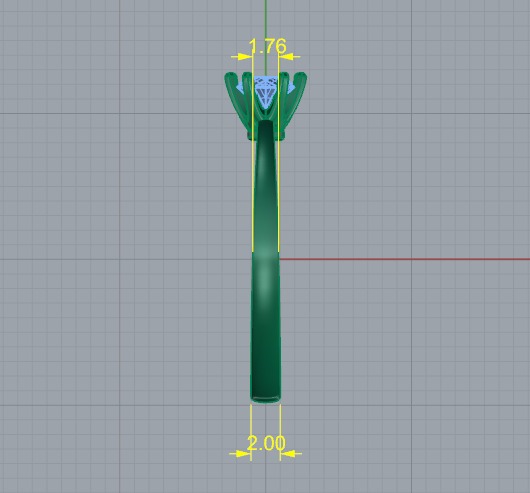 Soliter ring N012793 3D print model_6
