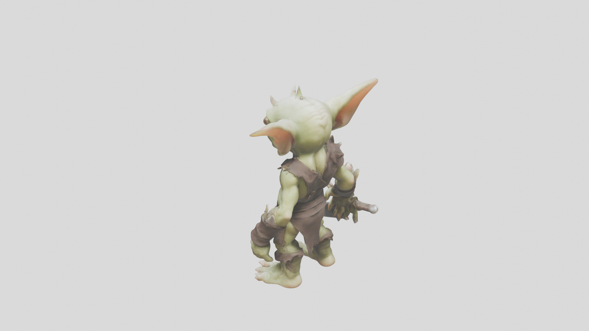 Troll Goblin Low-poly 3D model_2