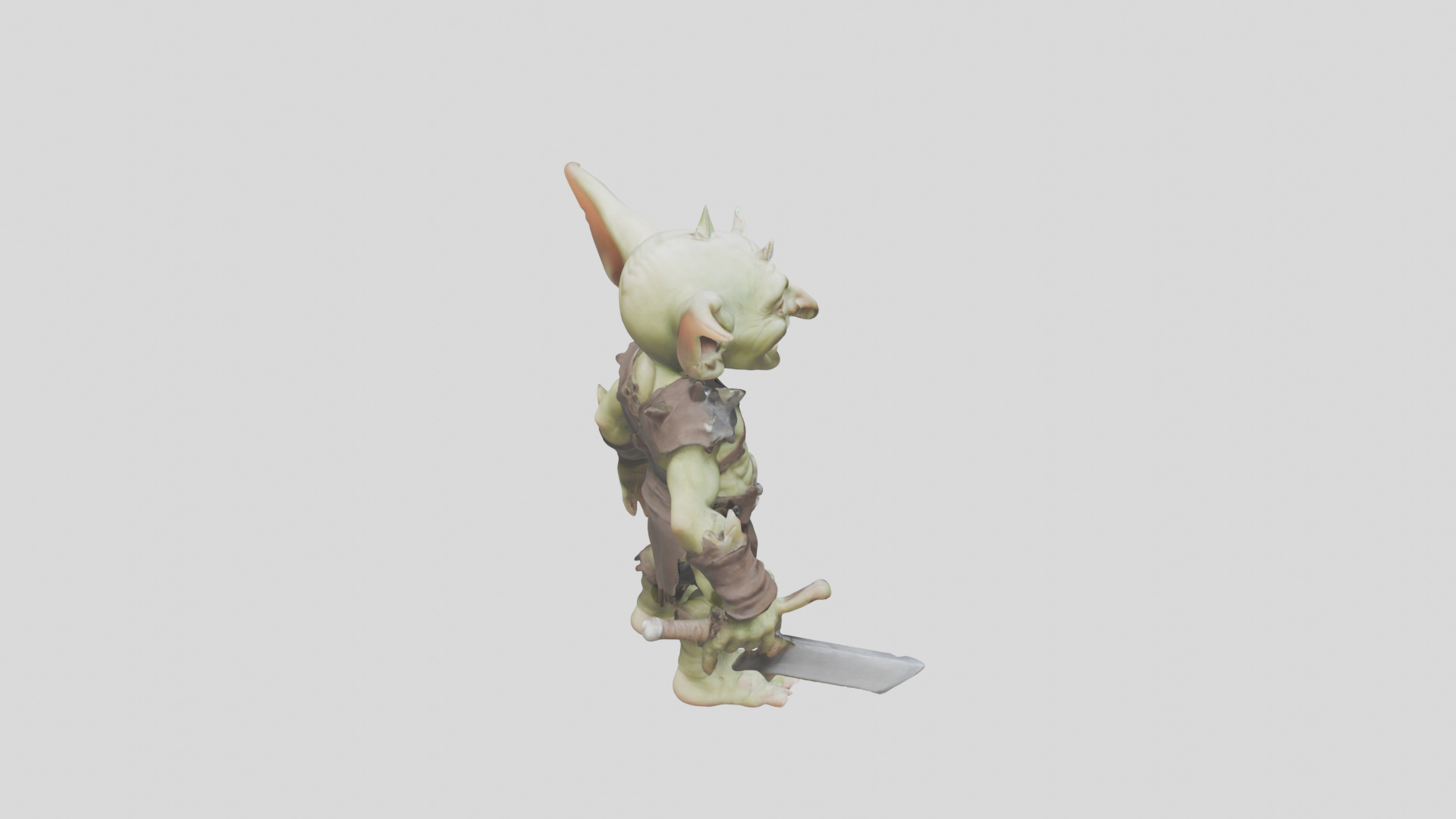 Troll Goblin Low-poly 3D model_12