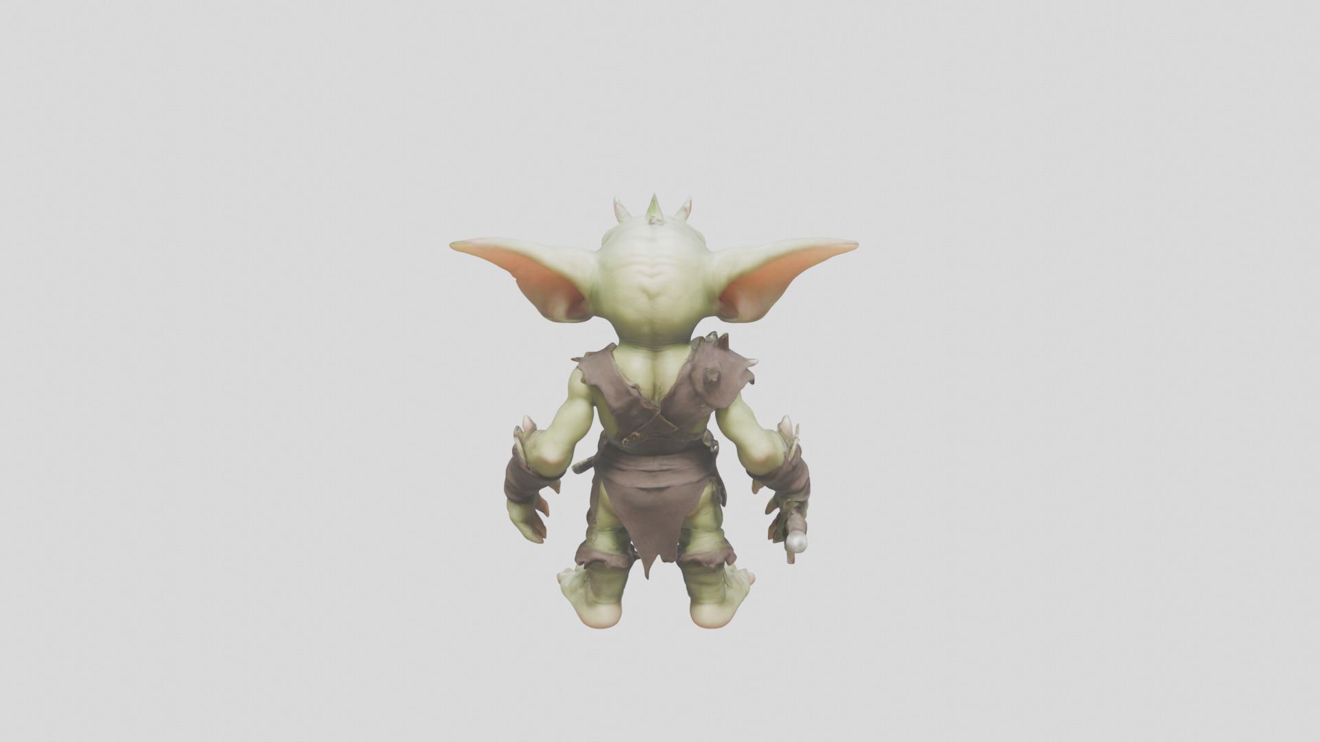 Troll Goblin Low-poly 3D model_15