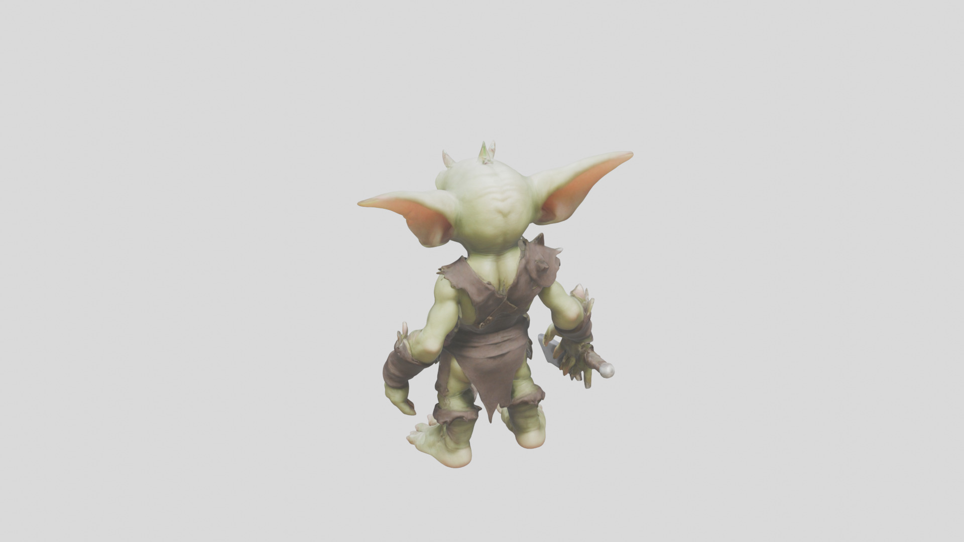 Troll Goblin Low-poly 3D model_1