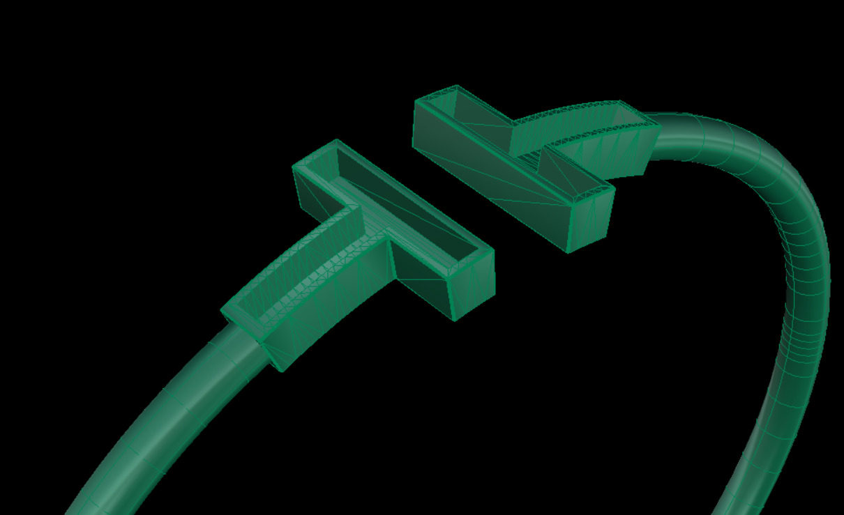 Tiffany Bracelet 3D print model_11