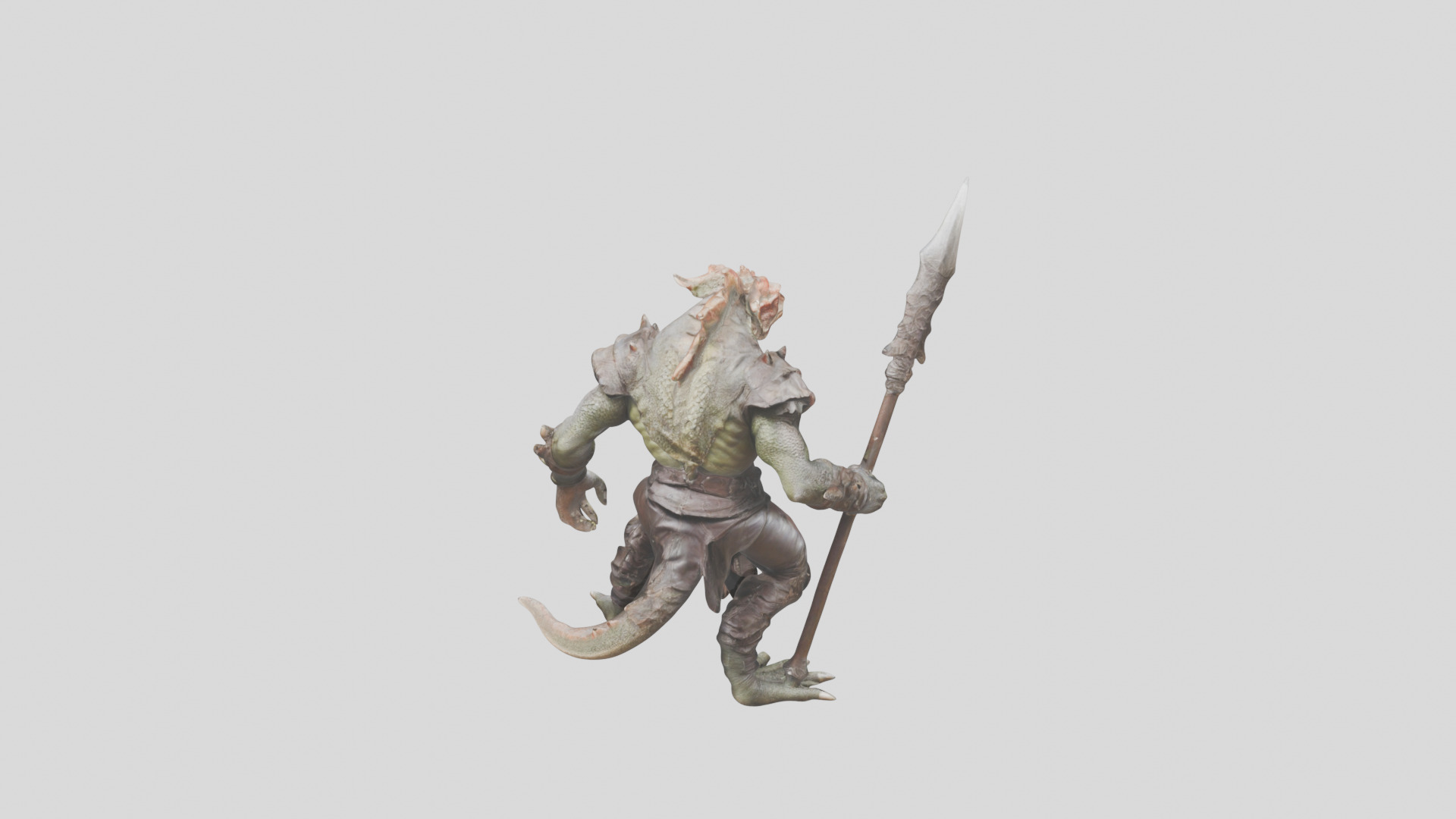 Lizard Fantasy Character 3D model_14