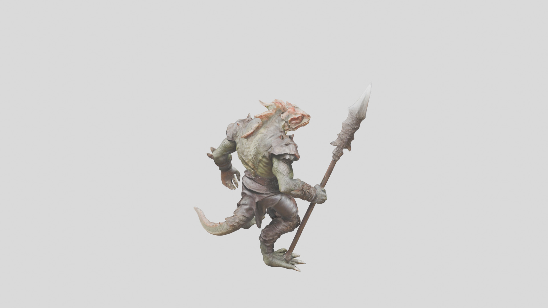 Lizard Fantasy Character 3D model_13