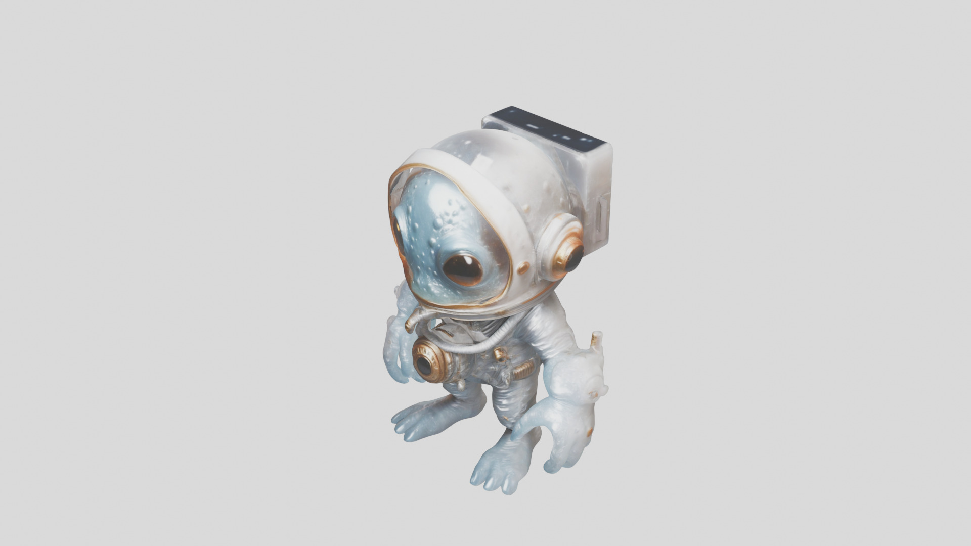 Crystal Clay Slime Low-poly 3D model_6