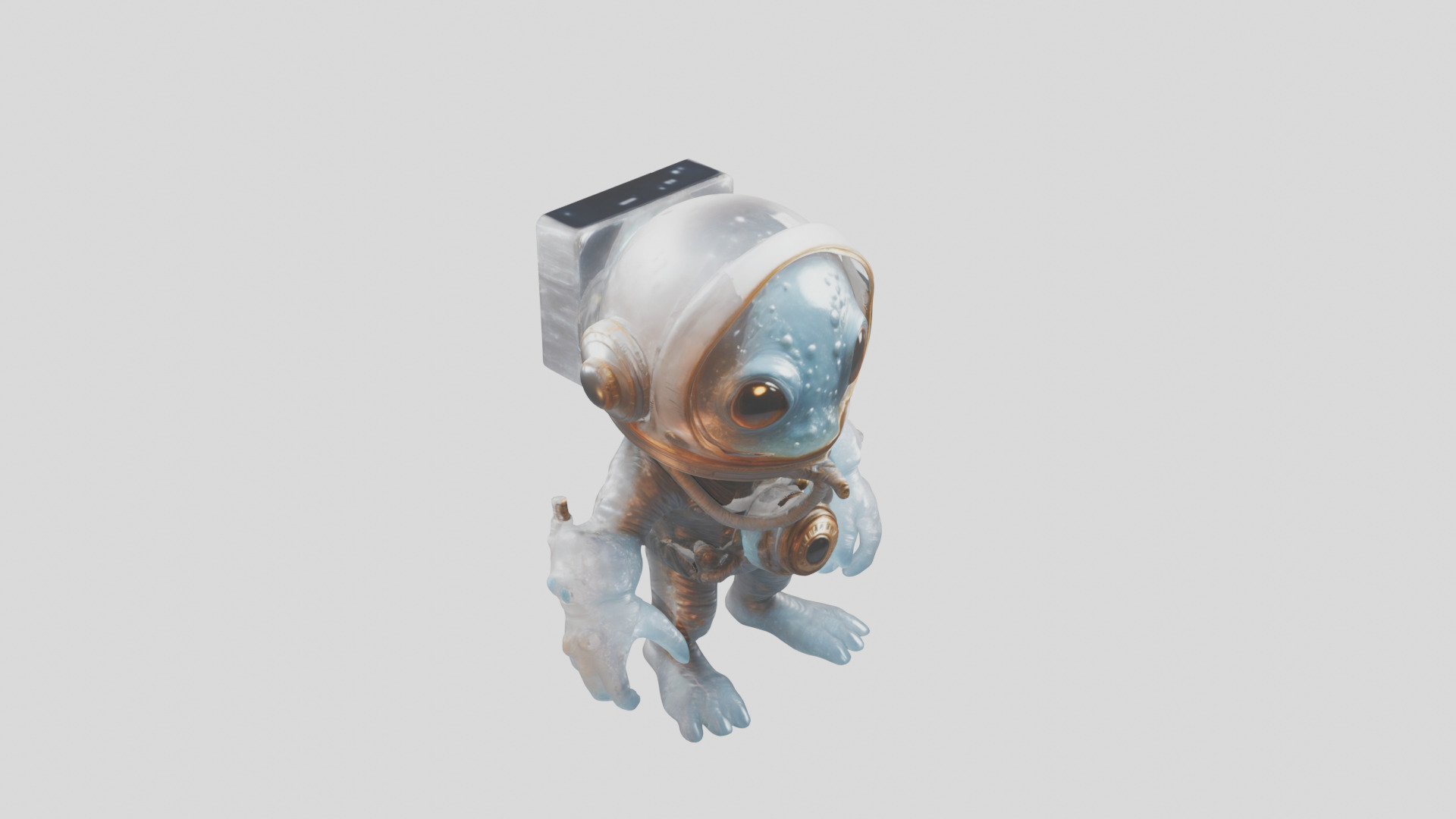 Crystal Clay Slime Low-poly 3D model_9