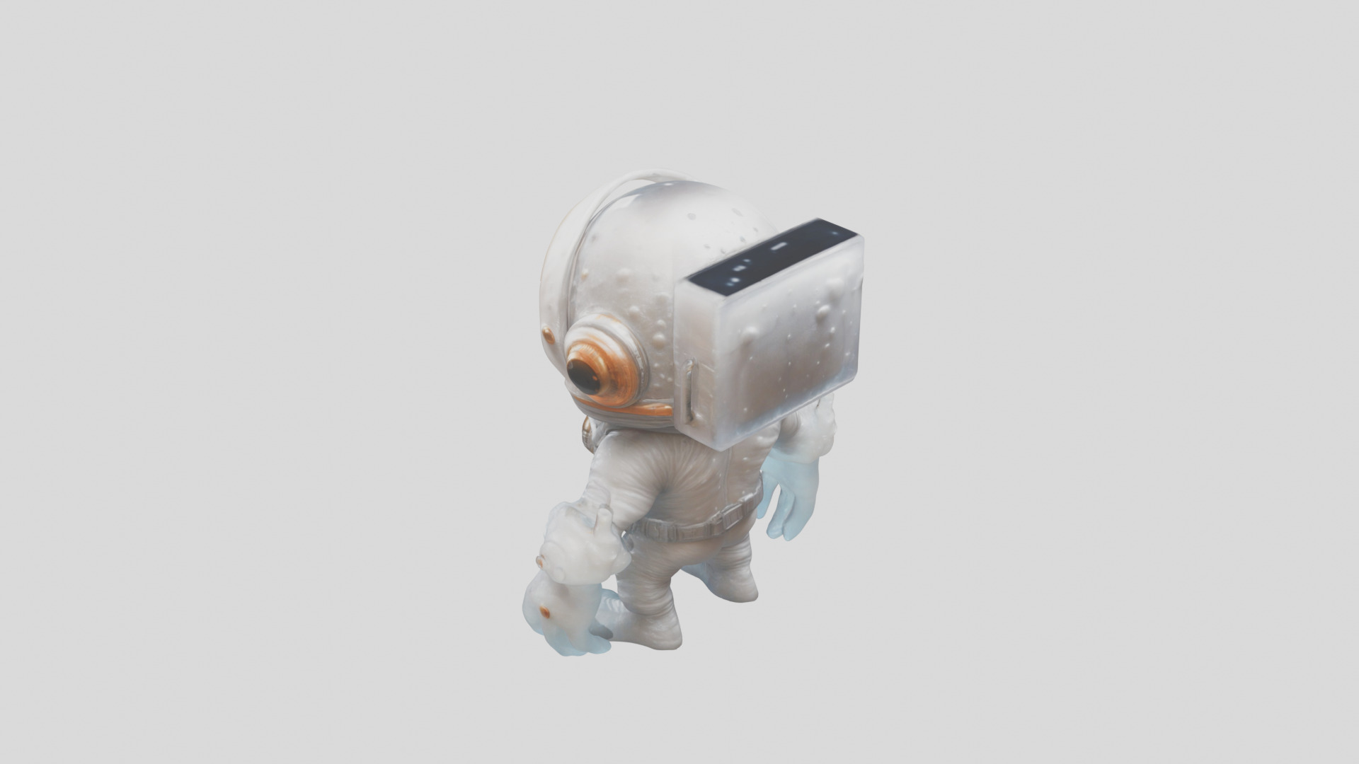 Crystal Clay Slime Low-poly 3D model_2