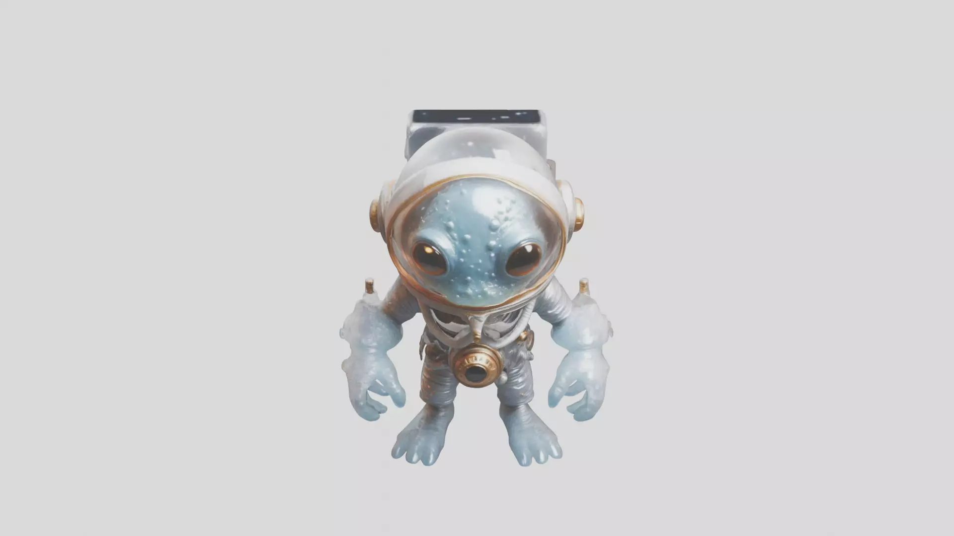 Crystal Clay Slime Low-poly 3D model_0