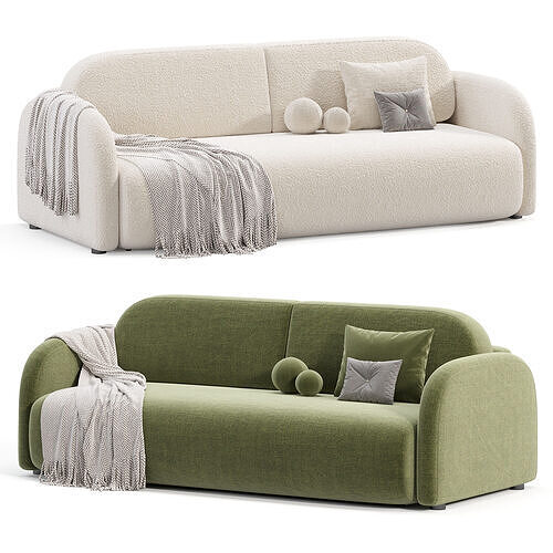 Claymar Sofa Low-poly 3D model