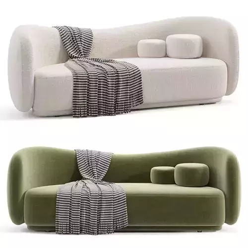 Diane Sofa Low-poly 3D model