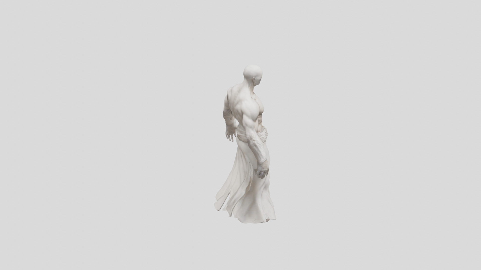 Creepy Headless Humanoid Model 3D model_11